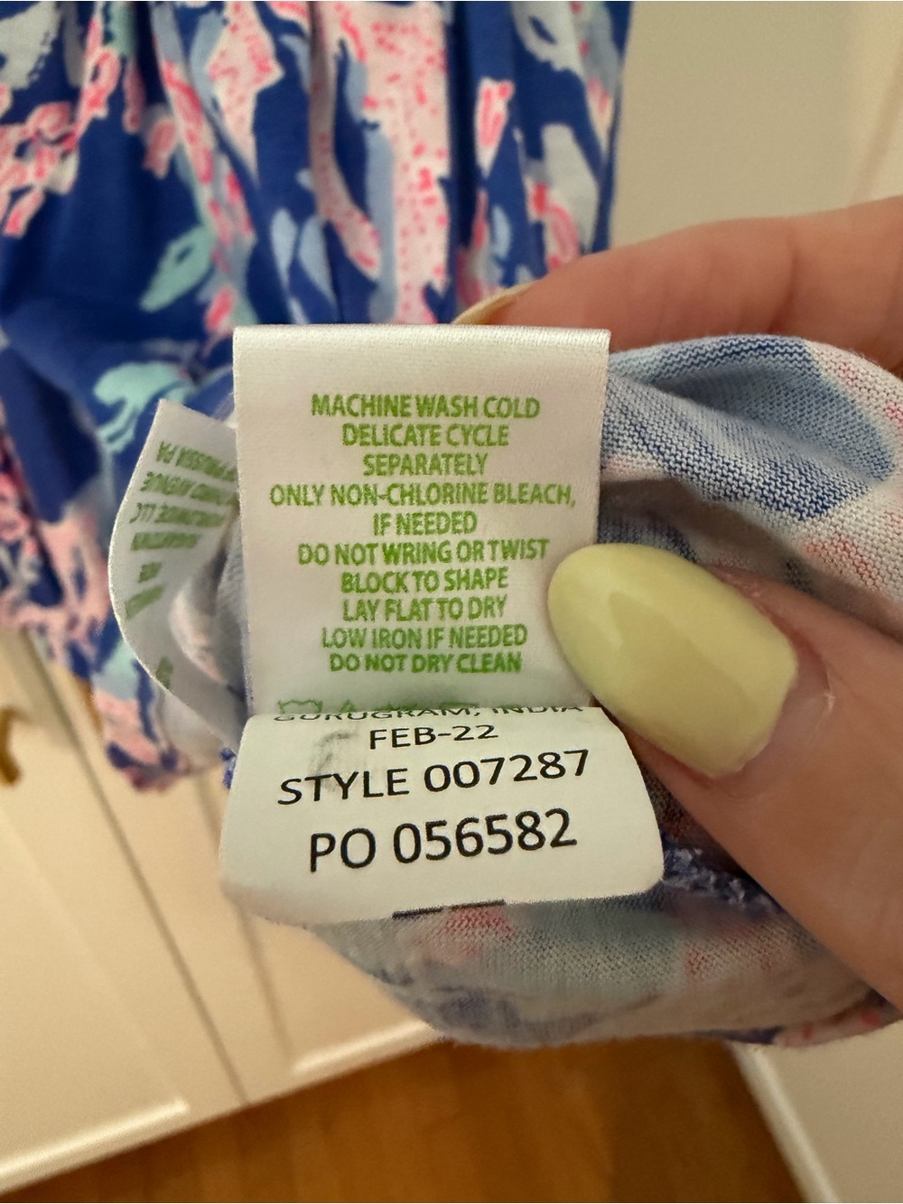 Lilly Pulitzer Lorina Swing Dress in Borealis Blue Swim On Over - Picture 5 of 5